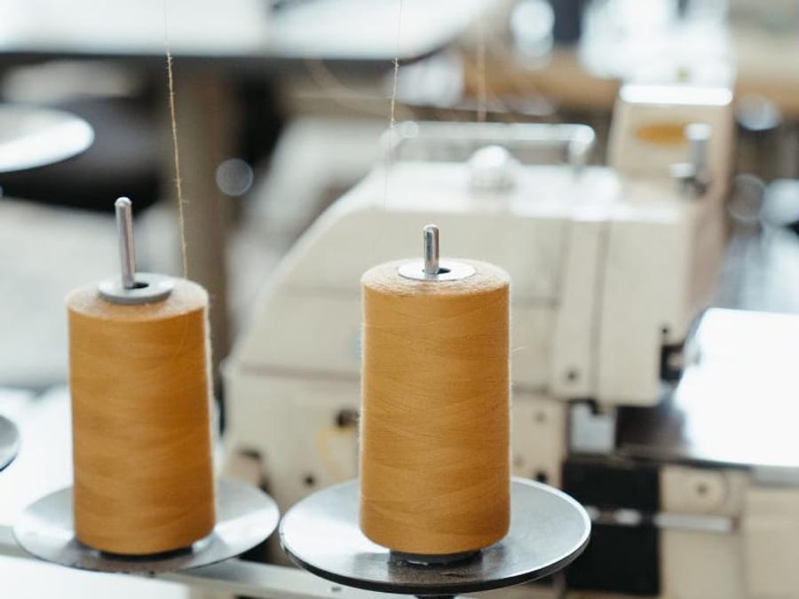 Stitching lines inside the Jai Sakthi Garments unit in Tirupur