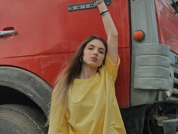 Women's fitted cotton t-shirts on a rail