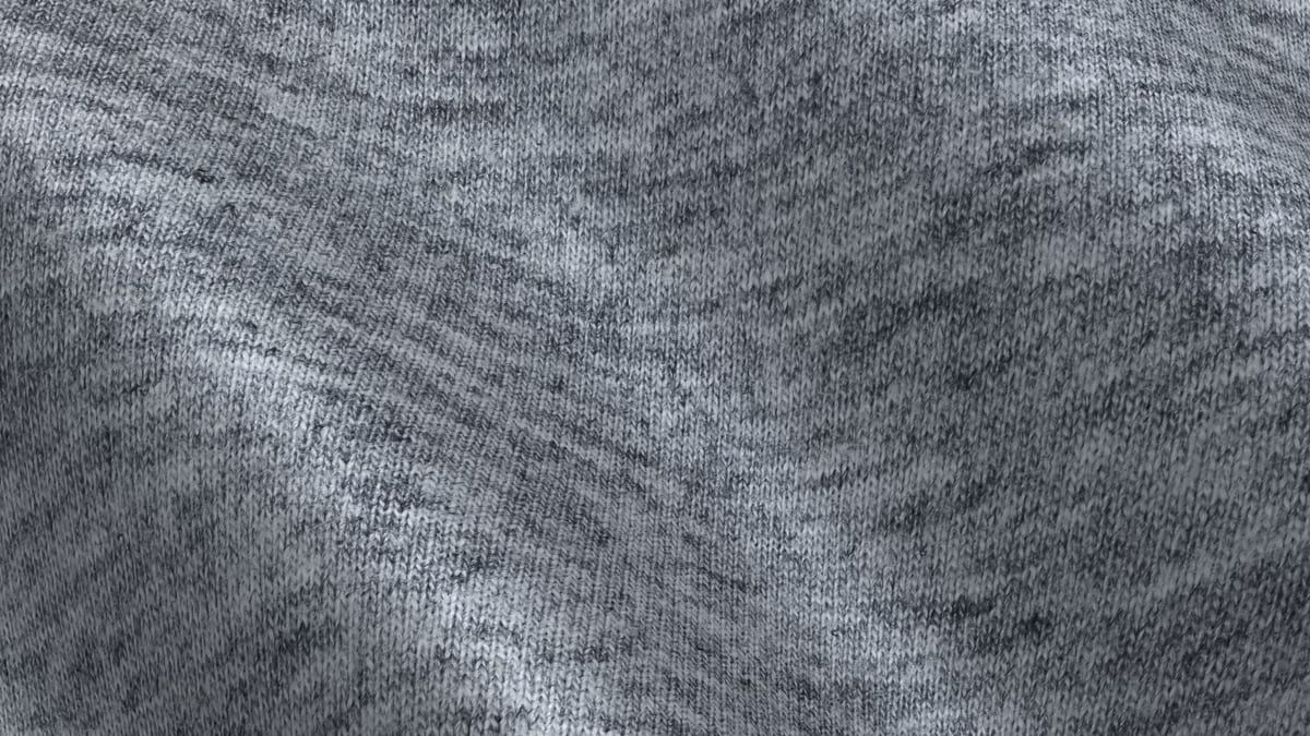 Cotton knit fabric swatches used to discuss weight, texture and colour for a garment brief